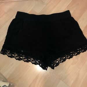 High wasted dress shorts